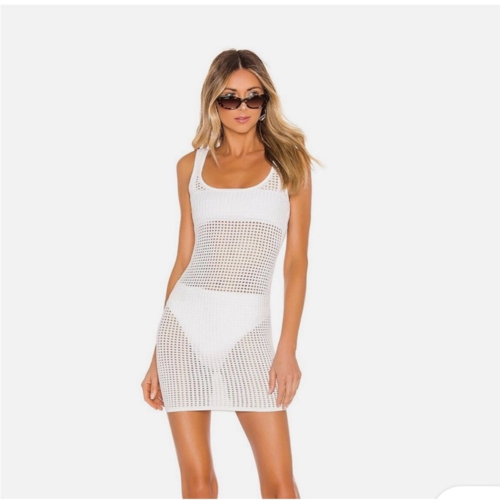 Superdown talulah knit mini ivory medium